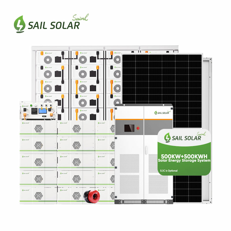 Sail Solar 500KW Three-Phase Hybrid Inverter and 500kWh 1000kWh Battery System