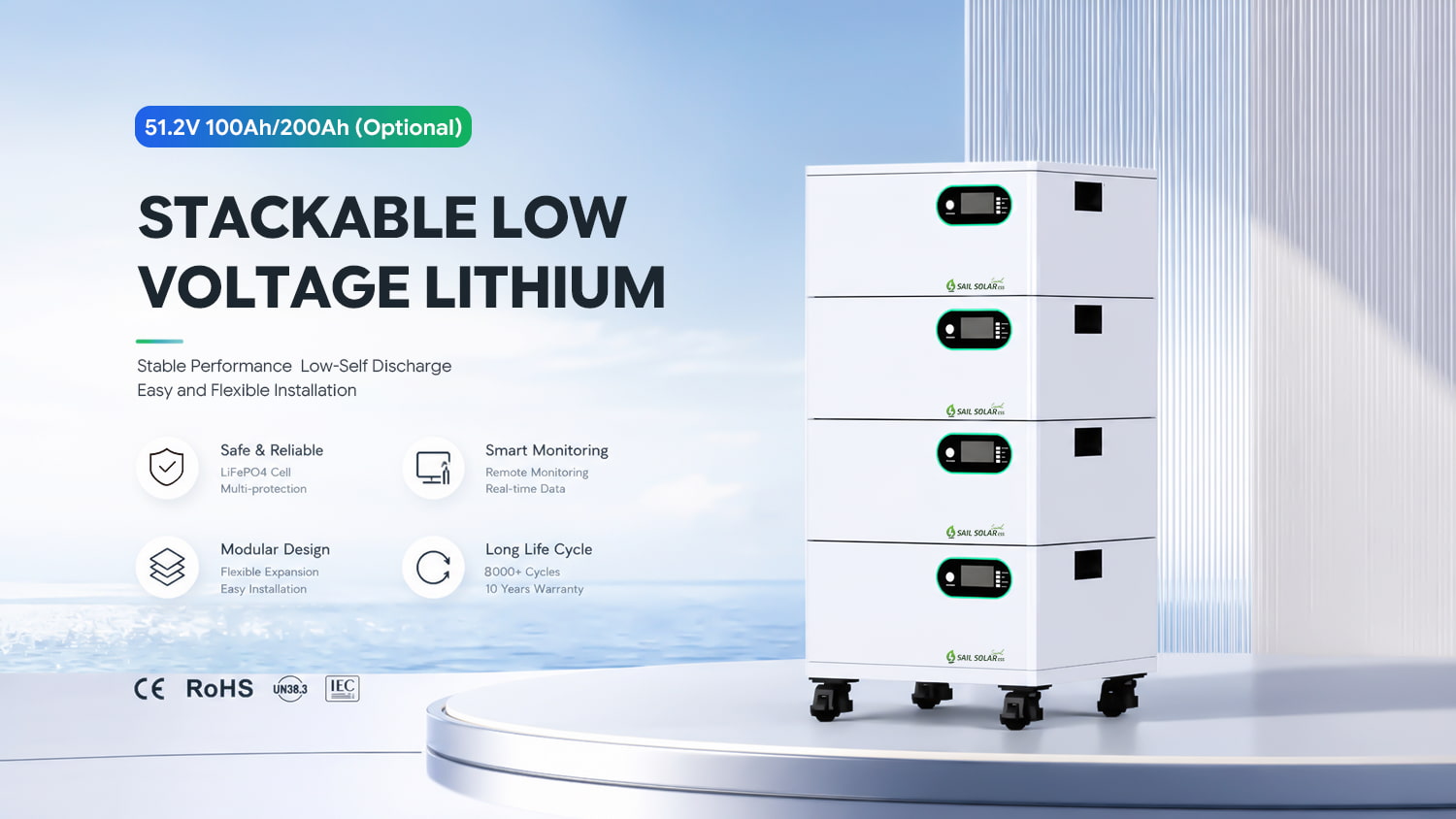 Stack Lithium Battery